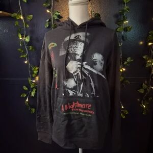 A Nightmare on Elm Street Black Graphic Hoodie
